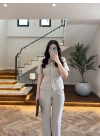 TAŞ KEMERLİ İSPANYOL PAÇA PANTOLON TAKIM -9214