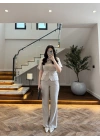 TAŞ KEMERLİ İSPANYOL PAÇA PANTOLON TAKIM -9214