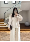 TAŞ ÖNÜ PİLELİ GÖMLEK -9243