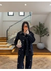 TAŞLI DENİM CEKET PANTOLON TAKIM-261167