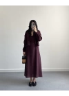 TENSEL MÜRDÜM GÖMLEKLİ ELBİSE