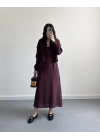 TENSEL MÜRDÜM GÖMLEKLİ ELBİSE