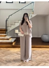 VİZON GARNİLİ BLUZ PANTOLON TAKIM -51420