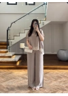 VİZON GARNİLİ BLUZ PANTOLON TAKIM -51420