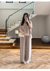 VİZON GARNİLİ BLUZ PANTOLON TAKIM -51420