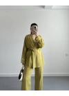 YAĞ YEŞİL ŞERİT DETAYLI TAKIM