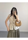 YOU NATURAL BÜZGÜLÜ BLUZ