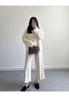 YUMOŞ ÖNDEN BAĞLAMALI HIRKA EKRU