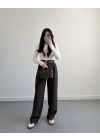 ZR MODEL KAHVE KUMAŞ PANTOLON