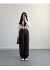 ZR MODEL KAHVE KUMAŞ PANTOLON