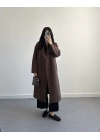 ZR MODEL PREMİUM KABAN KAHVE