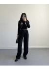 ZR MODEL SİYAH KUMAŞ PANTOLON
