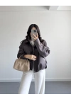 ZR MODEL SÜET BOMBER CEKET ANTRASİT