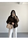 ZR MODEL SÜET BOMBER CEKET HAKİ