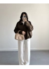 ZR MODEL SÜET BOMBER CEKET HAKİ