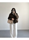 ZR MODEL SÜET BOMBER CEKET HAKİ