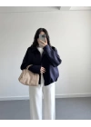 ZR MODEL SÜET BOMBER CEKET LACİVERT