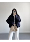 ZR MODEL SÜET BOMBER CEKET LACİVERT