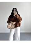 ZR MODEL SÜET BOMBER CEKET TABA