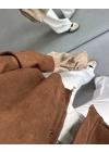 ZR MODEL SÜET BOMBER CEKET TABA
