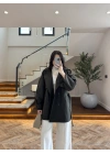 ZÜMRÜT ALLERLİ ARA BOY TRENÇKOT -7556