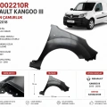 631002210R Renault Kangoo III Sağ Ön Çamurluk 2013-2018 Uyumlu