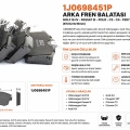 1J0698451P Arka Fren Balatası Golf 3-4 Passat Polo A3 A4