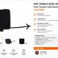 FIAT DOBLO 2010-2011 Arka Tampon Çeki Demir Kapağı 735516619