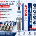 BOSCH 0242229785 Ateşleme Bujisi 4 LÜ TAKIM Ford Focus III Fiesta B-Max C-Max Mondeo IV 1.25 1.4 1.6 Ti Uyumlu