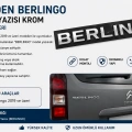 Citroen Berlingo Bagaj Yazısı Krom 2019 ve Üzeri