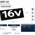 Ford Escort 16V Çamurluk Yazısı Uyumlu