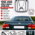 Honda Civic 1998-2000 Arka Bagaj Amblemi Krom H Logo Arka Arma EK Kasa Uyumlu
