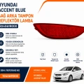 HYUNDAI Accent Blue Sağ Arka Tampon Reflektör Lamba 924061R000