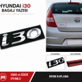 Hyundai i30 Bagaj Yazısı Krom Arka Bagaj Amblemi 2008 ve Üzeri Uyumlu