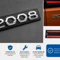 Peugeot 2008 Bagaj Yazısı Krom Arka Bagaj Amblemi 2020 ve Üzeri Uyumlu