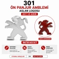 Peugeot 301 Ön Panjur Amblemi Aslan Logosu 2017 ve Üzeri