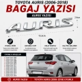 Toyota Auris Bagaj Yazısı Krom Arka Bagaj AURIS Yazısı 2006-2018 Uyumlu