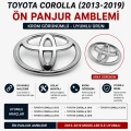 Toyota Corolla Uyumlu Ön Panjur Amblemi 2013-2019 Krom Görünümlü