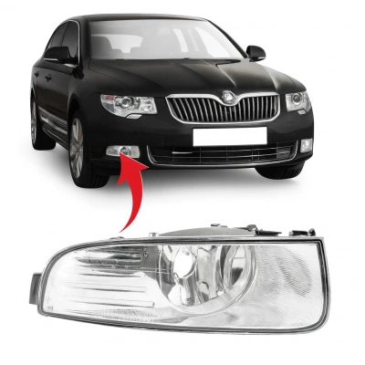 SİS FARI SAG ( BEYAZ ) SÜPERB 2008-2013 3T0941702