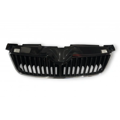 ÖN PANJUR KROM ÇERCEVE ÜST PLASTİK BİRLİKTE SATEN SİYAH  FABİA 2011-2015 5J0853668C 9B9/5J0853607A 2ZZ