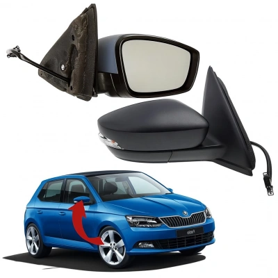 AYNA KOPMLE SAG 6 KABLOLU FABİA 2015-2019 6V1857508C