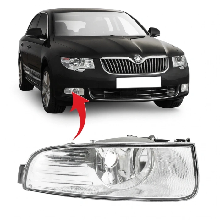 SİS FARI SAG ( BEYAZ ) SÜPERB 2008-2013 3T0941702