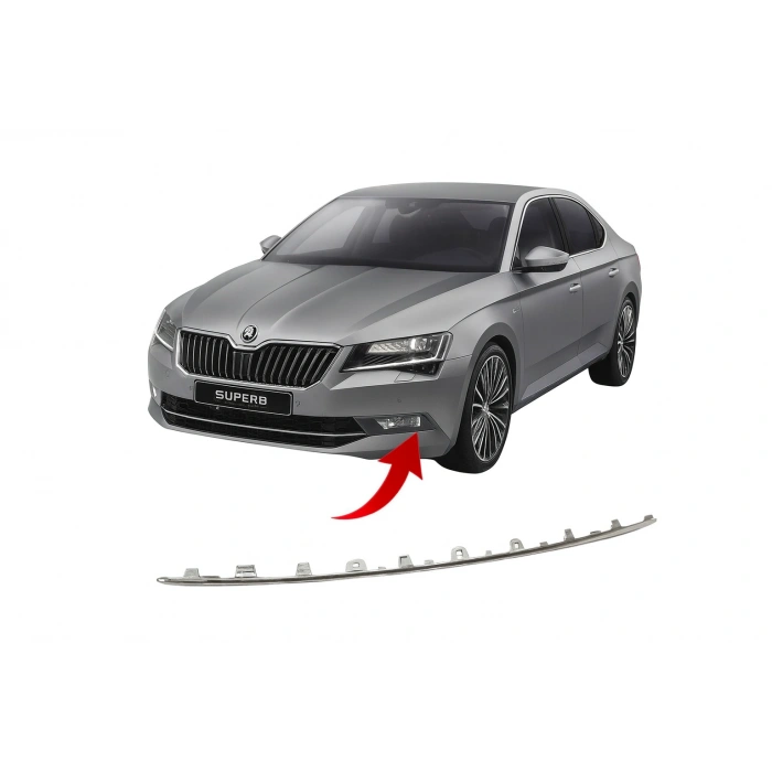 3V0853551C 2ZZ ORTA IZGARA KROMU SUPERB 2020 ve Üzeri