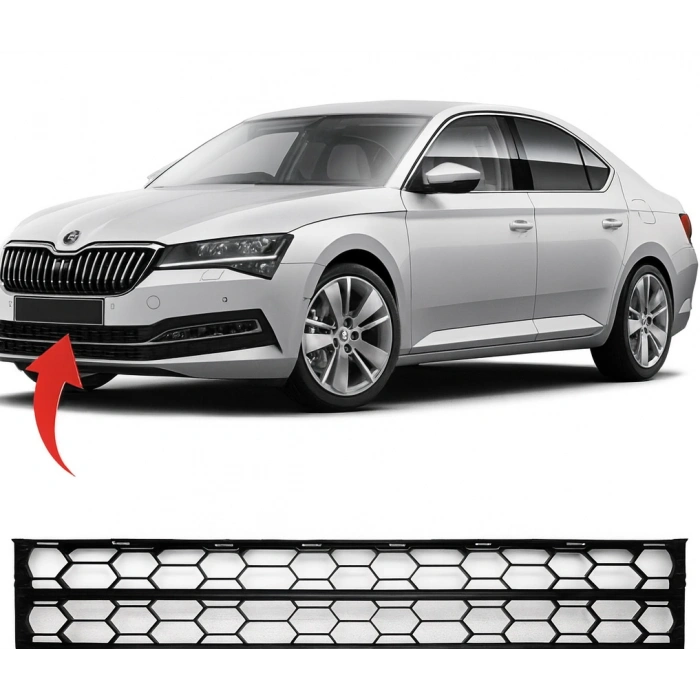 3V0853677A/551C 9B9 ORTA IZGARA SİYAH SUPERB 2020 ve Üzeri