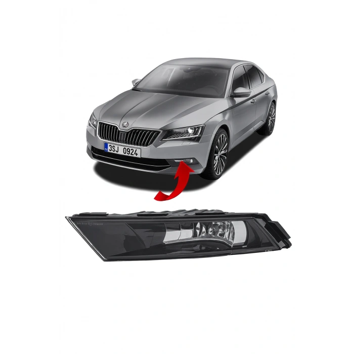 SİS FARI SOL SUPERB 2015-2018 3V0941699A