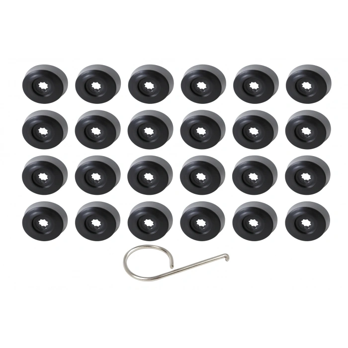 4M0601173C BİJON KAPAGI SİYAH 16 AD NORMAL+4 AD ŞİFRELİ AUDİ VE SEAT