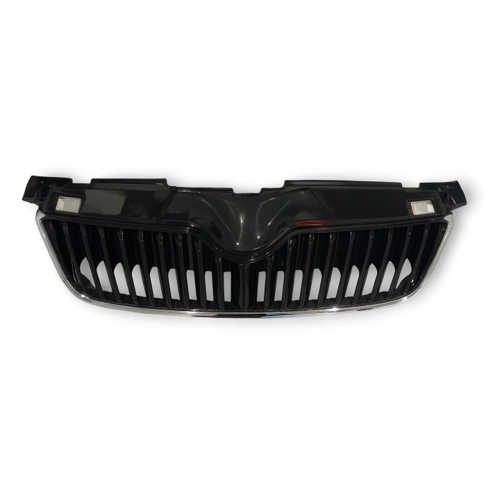 ÖN PANJUR KROM ÇERCEVE ÜST PLASTİK BİRLİKTE SATEN SİYAH  FABİA 2011-2015 5J0853668C 9B9/5J0853607A 2ZZ