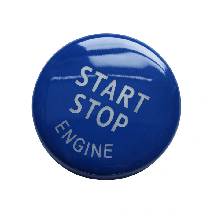 61319154945/61316966714/61316960743 START STOP DÜĞME KAPAĞI MAVİ  BMW E60 E90 E84 E70 E71 E72