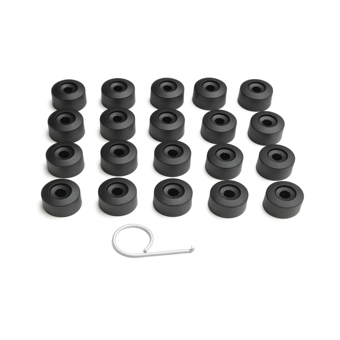 6J0601173B BİJON KAPAK SETİ SİYAH 16 NORMAL +4 ŞİFRELİ SEAT VE AUDİ