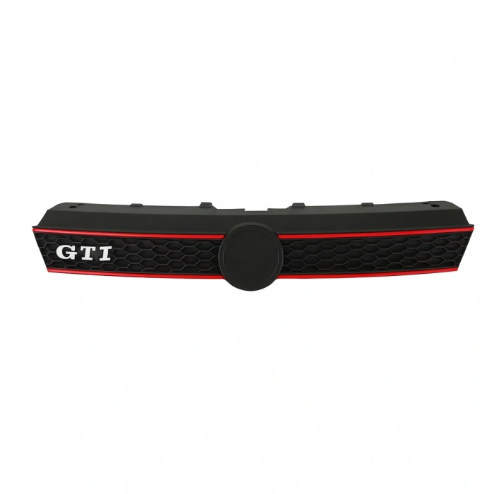 ÖN PANJUR ÇİFT KIRMIZI ÇİZGİLİ SATEN SİYAH+GTI YAZI+ POLO 2010-2014 6R0853651R QWD